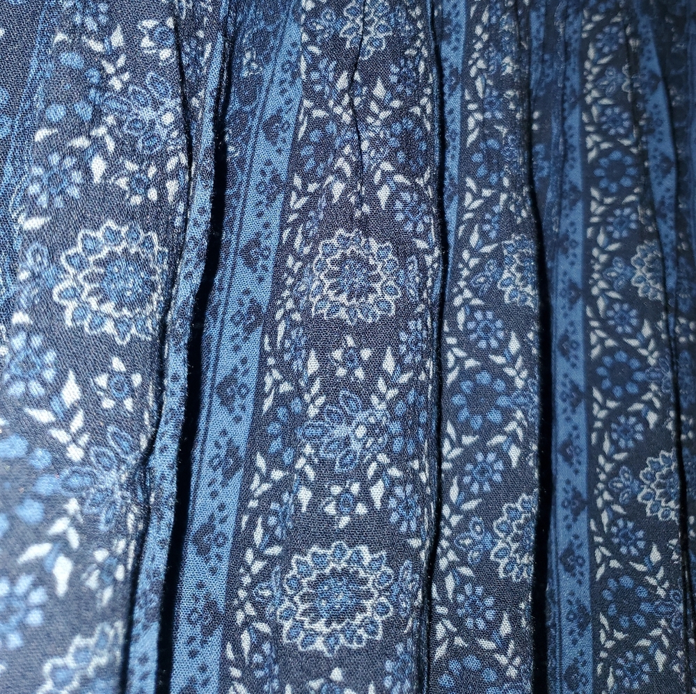 Blue Hollister Long Sleeve Blouse - Picture 5 of 6